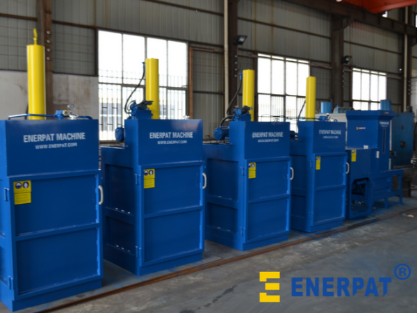 西安某空調壓縮機制造廠家定制油桶壓扁機案例