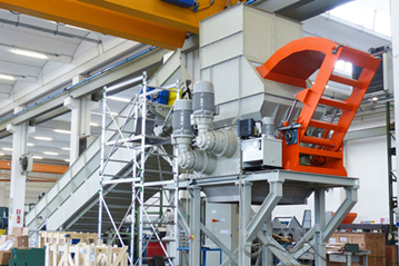 蘇州某新能源技術(shù)公司破碎鋰電池極片案例