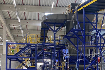 天津某閥門制造公司定制鐵屑壓餅機案例