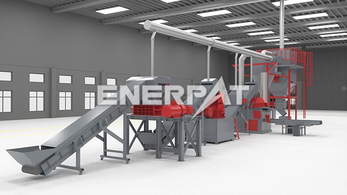 銅鋁水箱破碎分離機