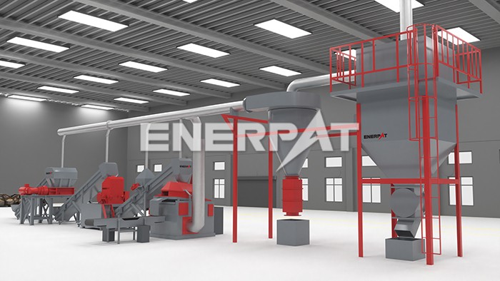 銅鋁水箱破碎分離機(jī)