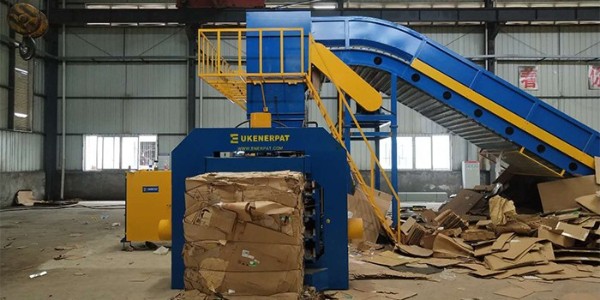 廢紙打包機怎么操作？全自動臥式廢紙打包機操作流程分享